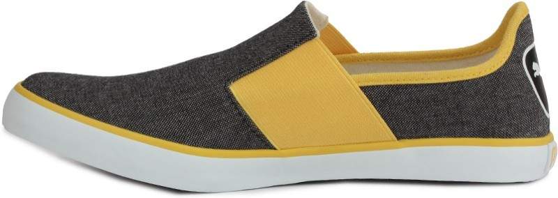 PUMA Mens Lazy Slip On II DP Casual Shoes (Size 3, Yellow, Grey