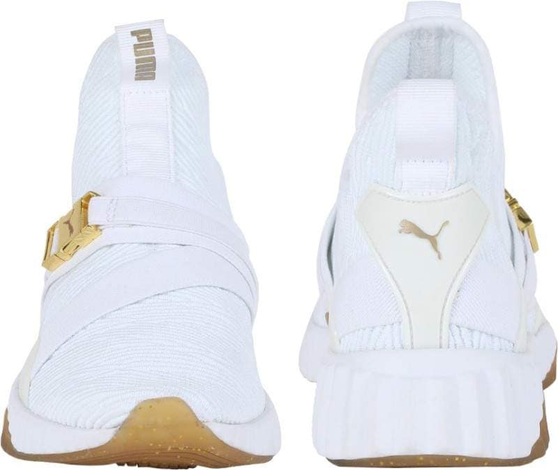 PUMA Women's DEFY MID VARSITY WNS Sneakers (Size 6, Black) in