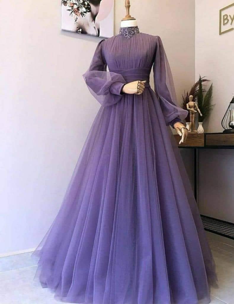 Purple Color Design Gown For Party Wear in Pune at best price by  Fashionista Boutique - Justdial