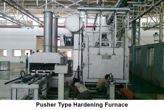 Pushing Type 480V Hardening Furnace, 15000W, 2000kg Capacity in