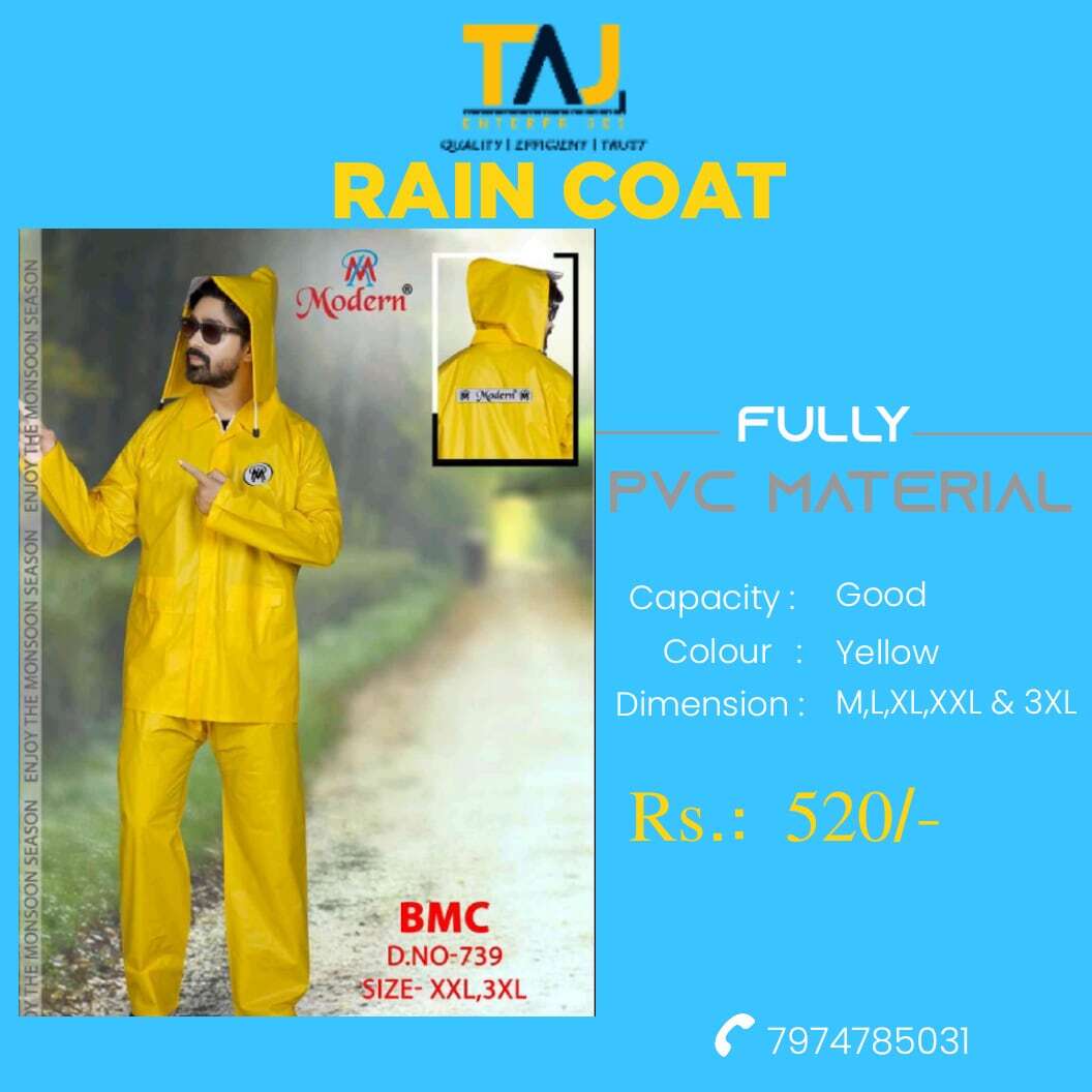 PVC RAIN COAT in Pune at ₹ 520 Unit by Taj Enterprises Justdial