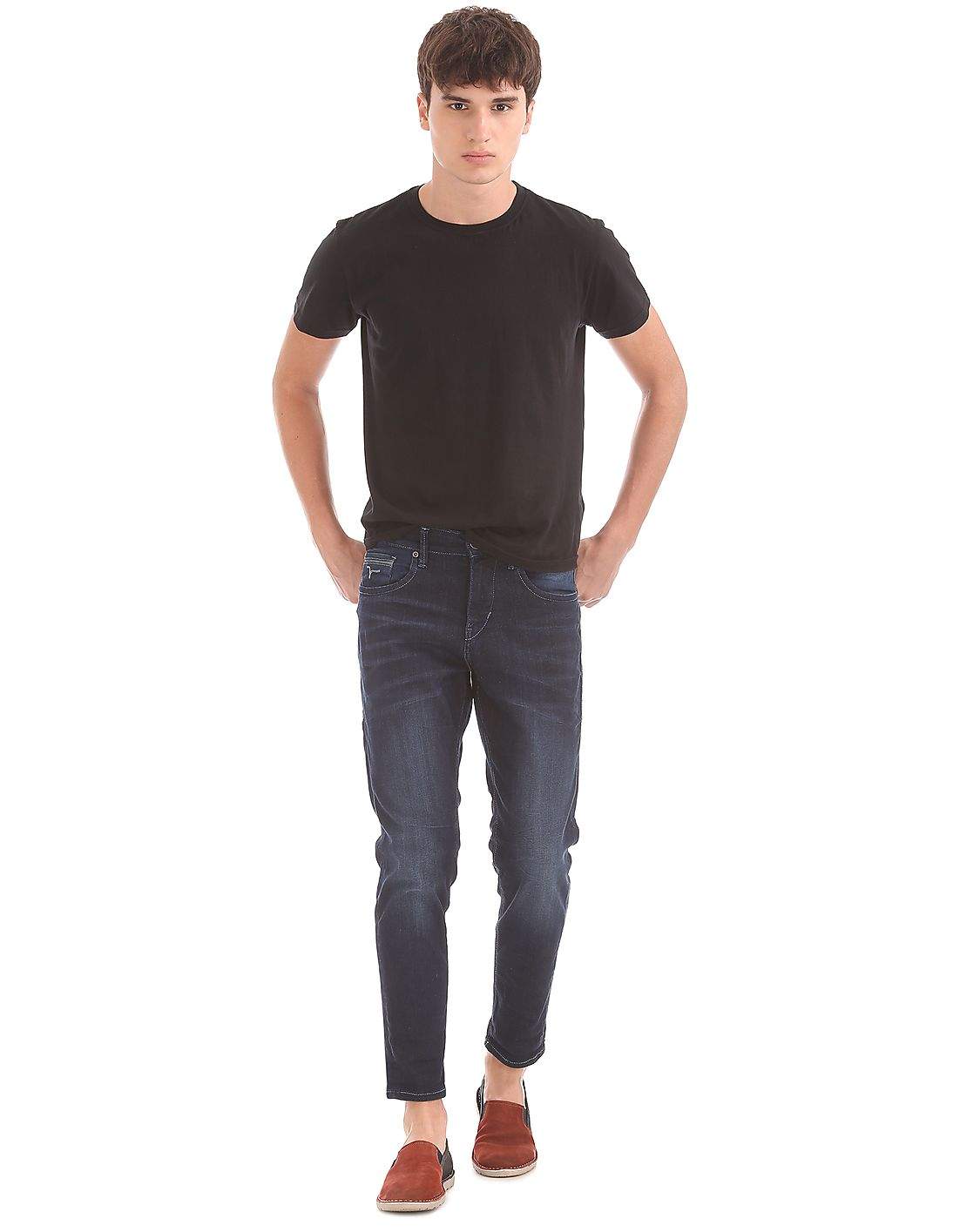 Flying Machine Ankle Fit Dark Wash 