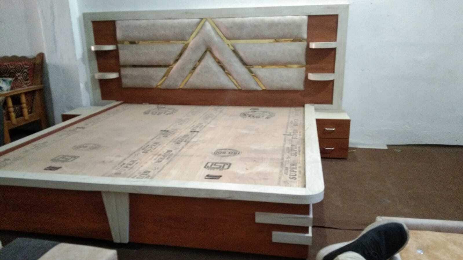 Plywood Double Cot Designs Plywood Royal Double Bed, With Storage