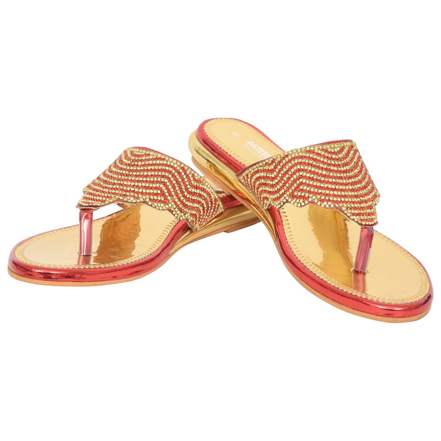 Racecourse Women's Flat Matka Heel Saro Sole Ready Made China