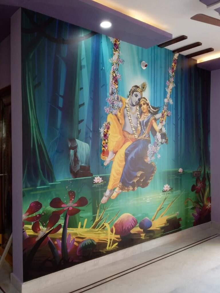 Krishna Wall Design
