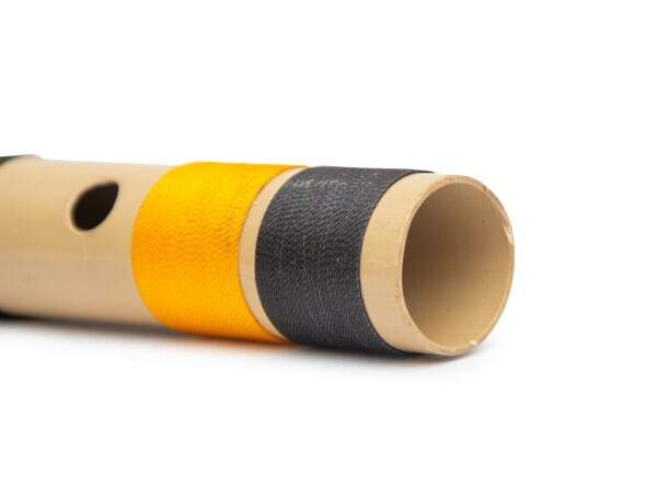 Radhe Flutes PVC Fiber F Natural Bansuri Base Octave (28 es) in