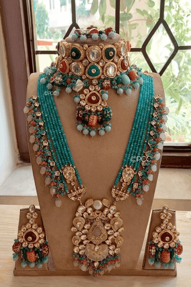 Kundan Necklace Rajasthani Jewellery Designs Catalogue Rajasthani