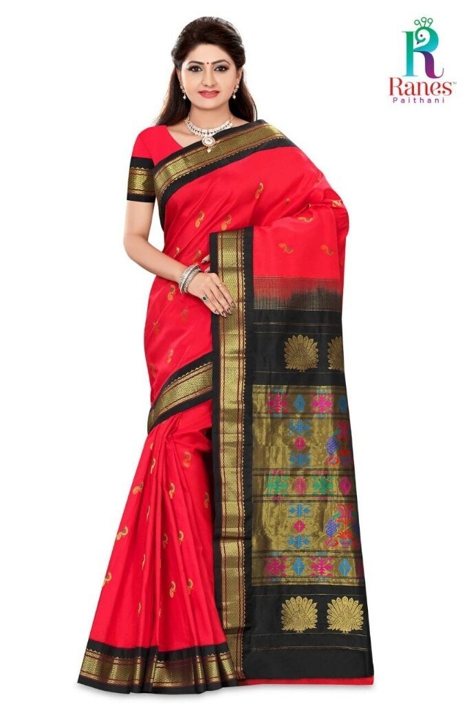 Handloom Paithani Traditional Saree in Mumbai at best price by Ranes  Enterprises - Justdial