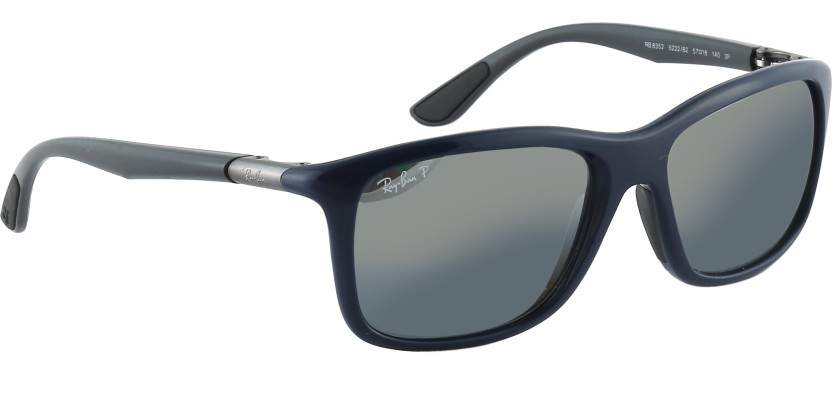 Ray-Ban RB835257622282 Wayfarer Full Rim Unisex Sunglass (Free