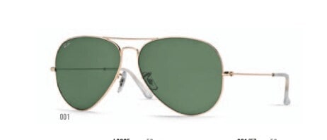 Ray-Ban Aviator RB 3025 Large Metal Classic in Kolkata at