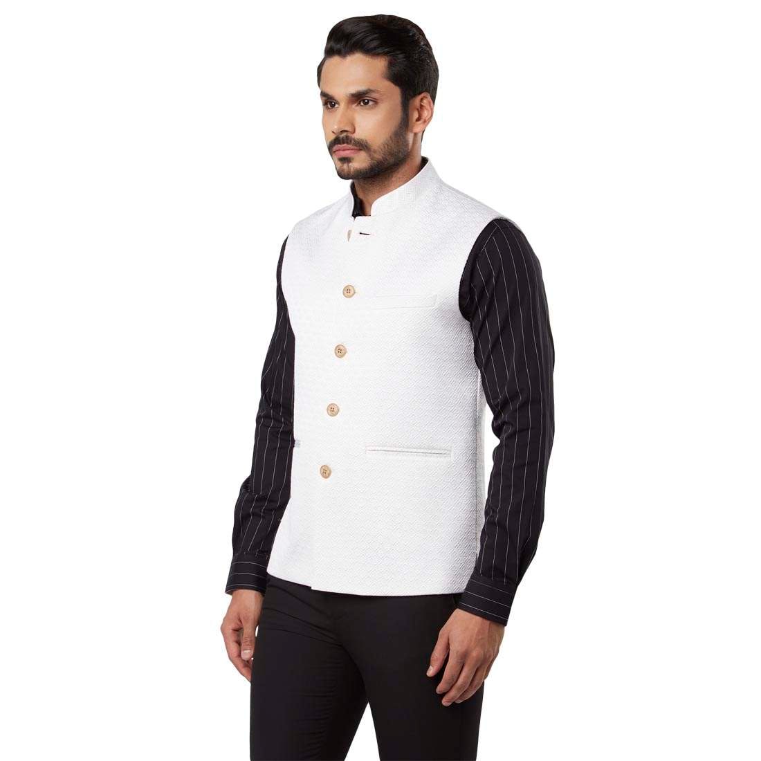 RAYMOND Men's Waistcoat (Size 40, Light Fawn, RIVB00180-F186F040