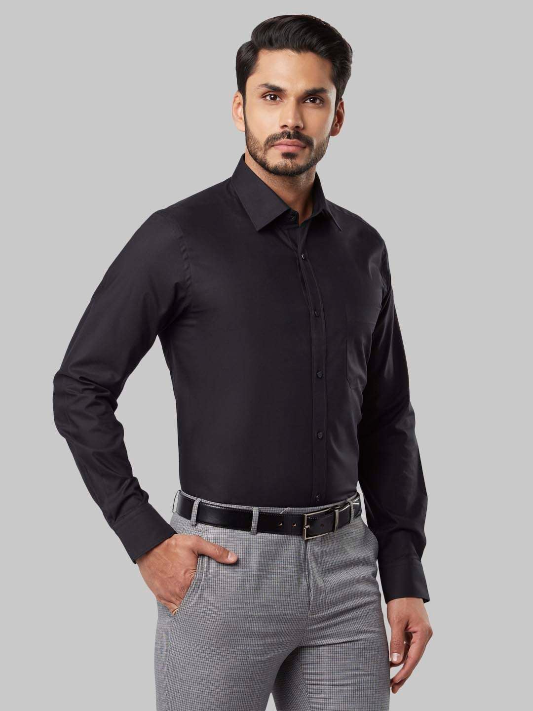 Raymond Men's Shirt (Size - 42, Black 