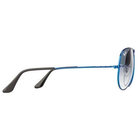 Ray-Ban Aviator Gradient Sunglasses (Blue Gradient Lens, Blue