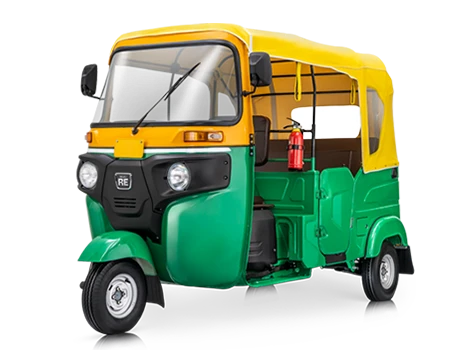 In Hyderabad Bajaj Auto Three Wheeler Showroom Bajaj RE E TEC Auto