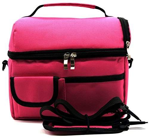 Buy Travel Lunch Tote Rose Realegend Lunch Bag Cooler Carry Bag Insulated Tote Large Capacity With Adjustable Shoulder Strap Allerbaby Bento Box Bag Travel Lunch Tote Rose Features Price