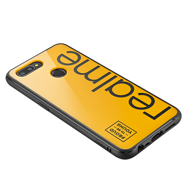 Realme Polycarbonate TPU Case (Realme U1, Yellow) in Delhi at