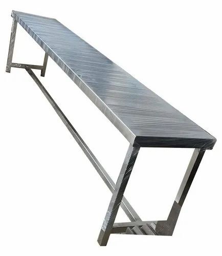 Rectangular Stainless Steel Bench Seater in Bangalore at