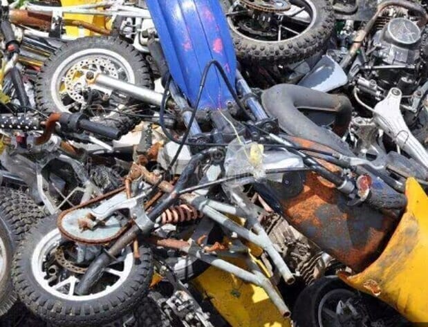 Scrap Bike Selling Old Motorcycle Recyclable Bike Scrap 50 Kg In