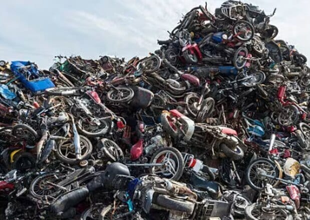 Scrap Sell My Old Bike Recyclable Iron Bike Scrap 100 Kg In
