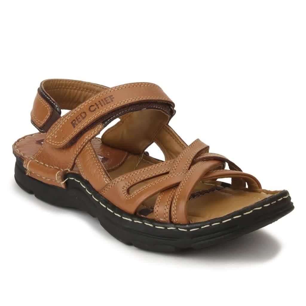 Red Chief Elephants Tan Sandals For Men Size in Rajkot at