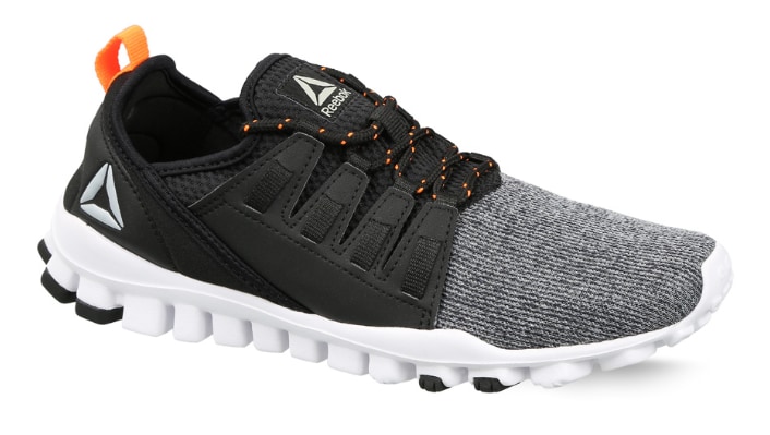 Reebok Men's Running Flex O Fusion Lp Shoes (Black, Wild Orange