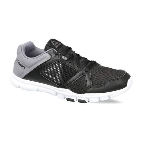 Reebok Men'S Yourflex Train 10 Mt Shoes (Black, Shark, White, Size
