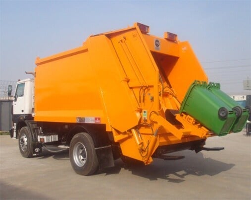 Hydraulic Refuse Compactor Vehicle TPS-RCV14, 5000x2500x2200 mm, 14000 ...