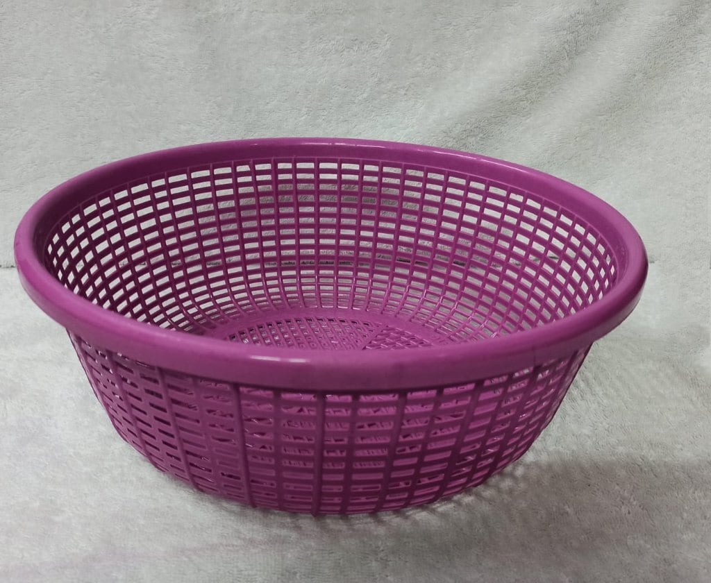 Regular Use Plastic Dark Pink Basket/ Tokra in Delhi at ₹
