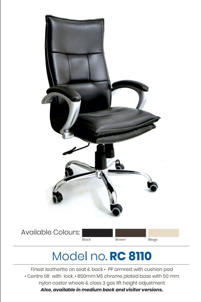 Revolving Chair RC 8110 in Siliguri at best price by Rajkamal