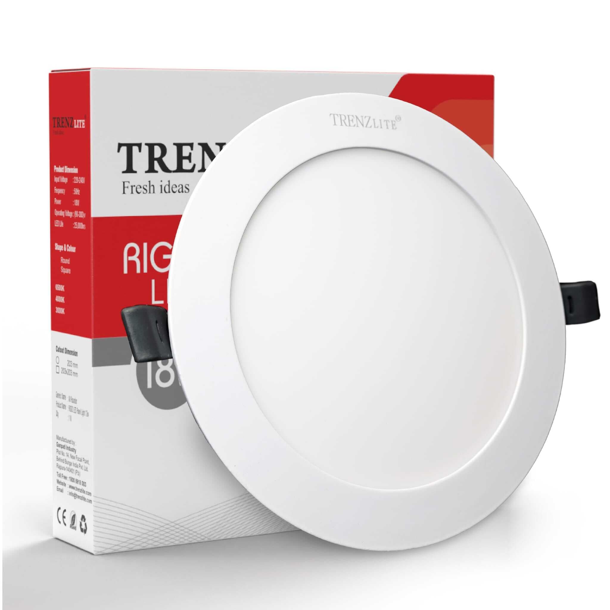 RIGID LED PANEL-18W ROUND in Patiala at ₹ 770 / Unit by Trenzlite