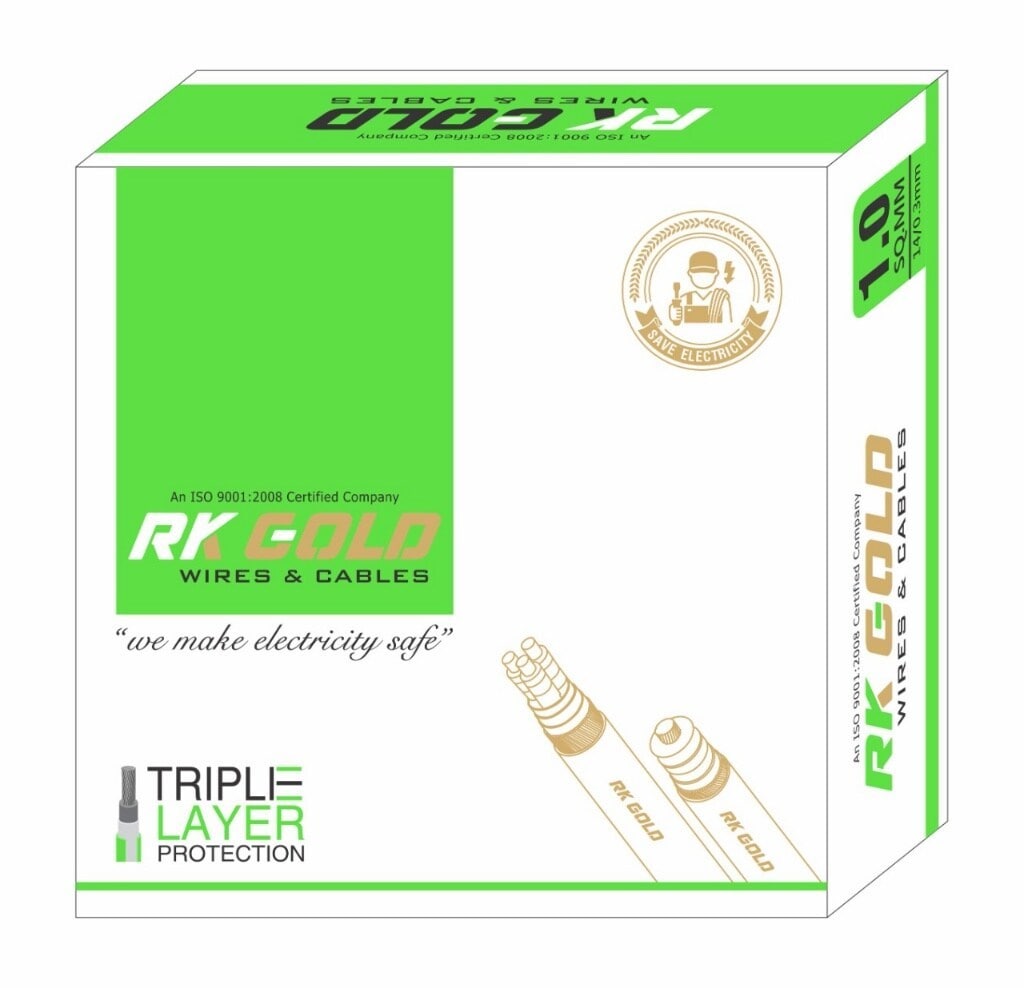 RK Gold Wire & Cable in Delhi at ₹ 150 - ₹ 250 / Pc by Om Packing ...