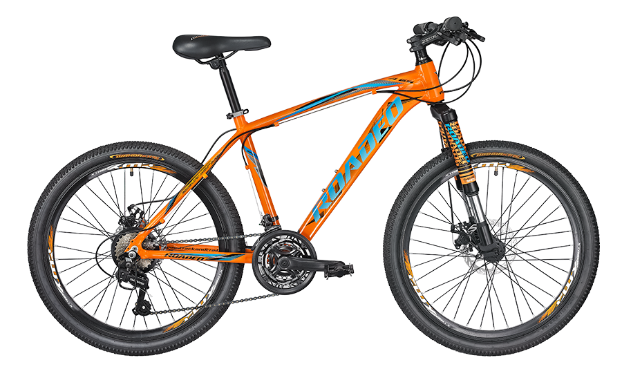 Roadeo A65 New 24T Bicycle (Orange with Blue and Black) in Indore