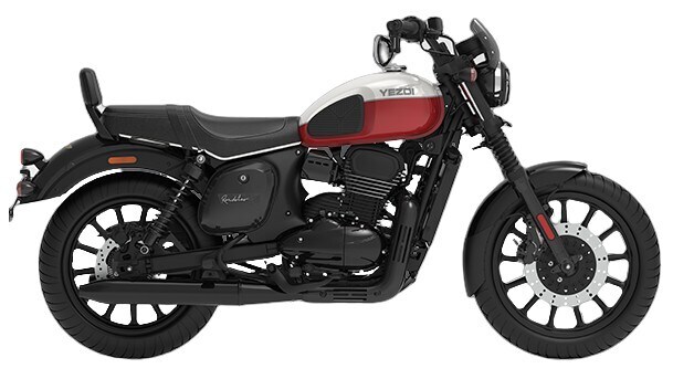 Buy Yezdi Roadster Dual Tone BS6 - Crimson Online - Best Price