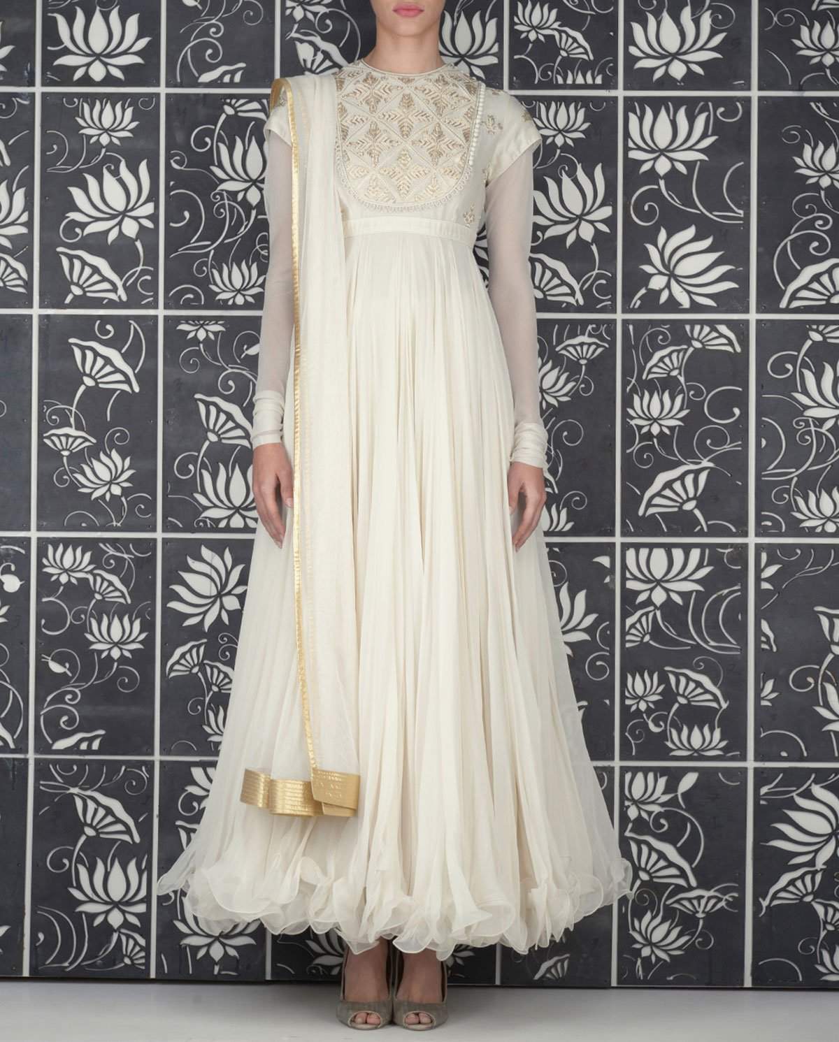 rohit formal dress Cosmic off Shoulder Dress – Melange Singapore main image 1