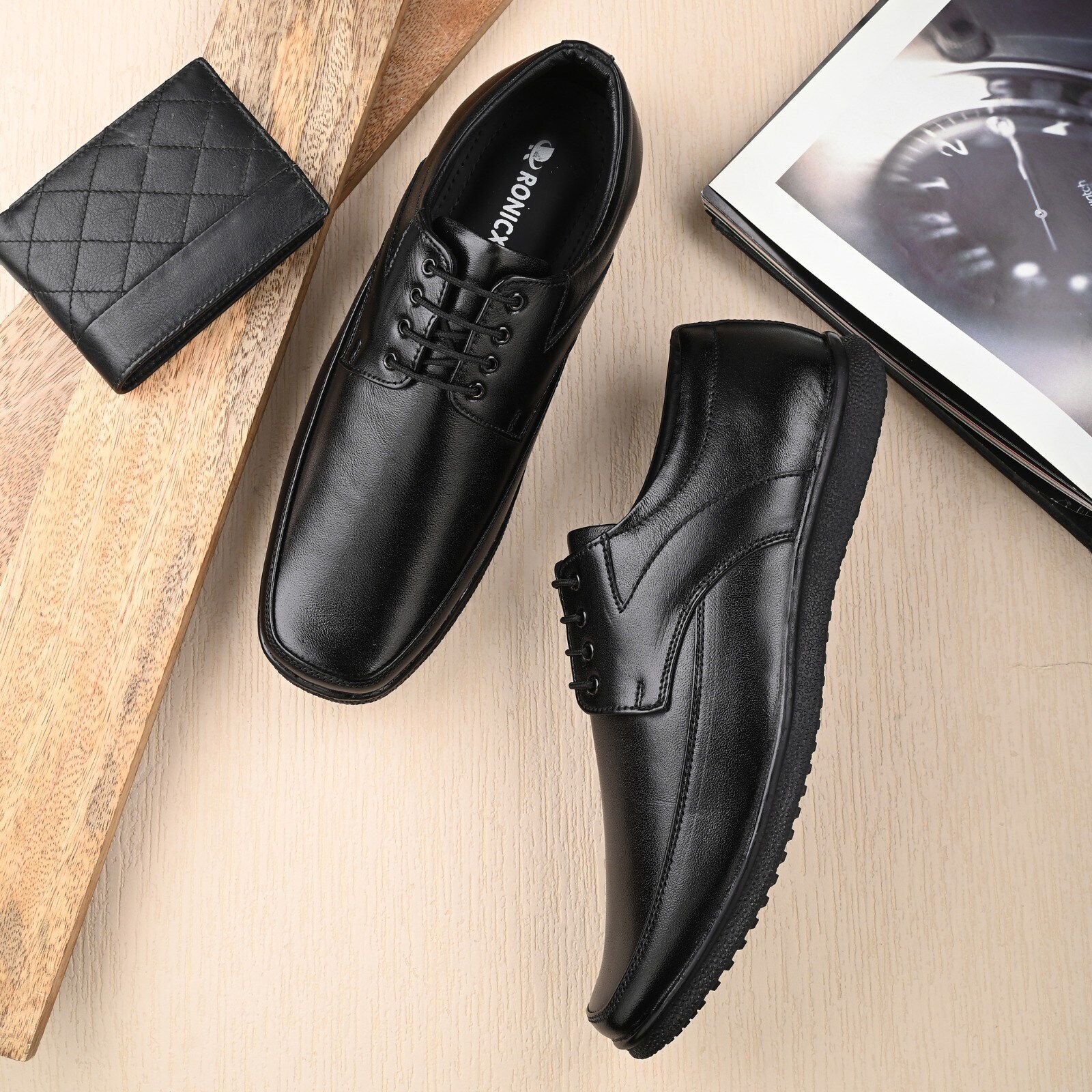 RONICX SHOES GENUINE LEATHER in Pondicherry at ₹ 650 Pr by - Main Image