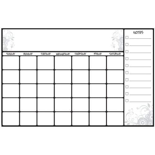 Wall Dry Erase Calendar
