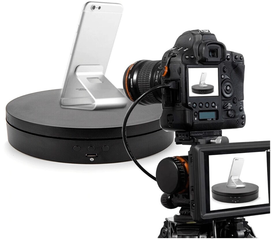 Electric Turntable 360 Degree Rotatable, For Jewelry Display