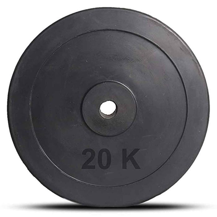 Round Gym Weight Plate Black 20 Kg in Meerut at ₹ 500 ₹ 5,000