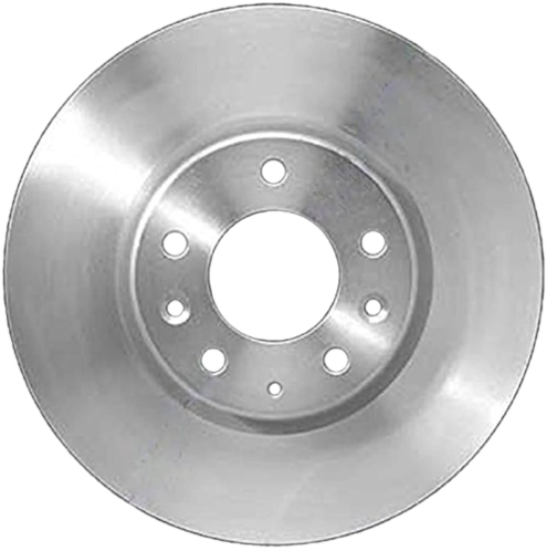 Round Polished Cast Iron Car Front Brake Disc SIlver in