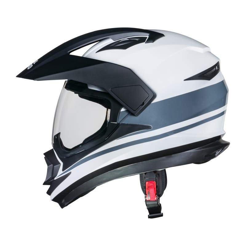 ROYAL ENFIELD Escapade Thin Stripe Helmet-Gloss White in Thrissur