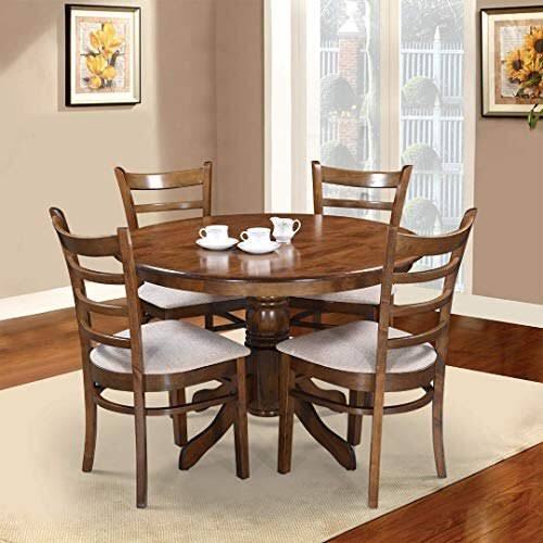 Rubberwood Seater Wooden Round Dining Table Set in Kumbakonam at