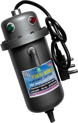 Buy Ruchi World 1 L Instant Water Geyser (1 L Instant Water Geyser (1L  INSTANT WATER PORTABLE HEATER GEYSER SHOCK PROOF PLASTIC BODY WITH  INSTALLATION KIT, Multicolor) Online - Best Price Ruchi