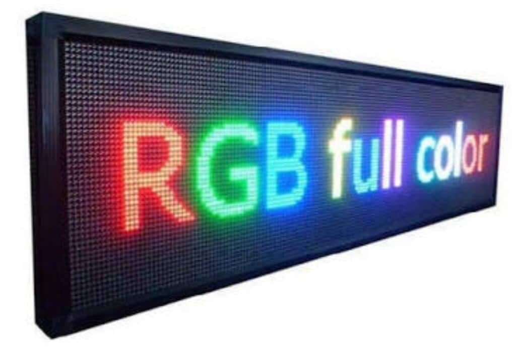 glow sign board cost