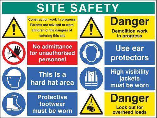 Safety sign boards discount