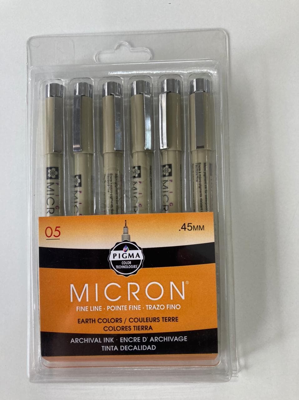 Sakura Pigma Micron 05 Heritage/Earth Colors Ink Pen Set Of in