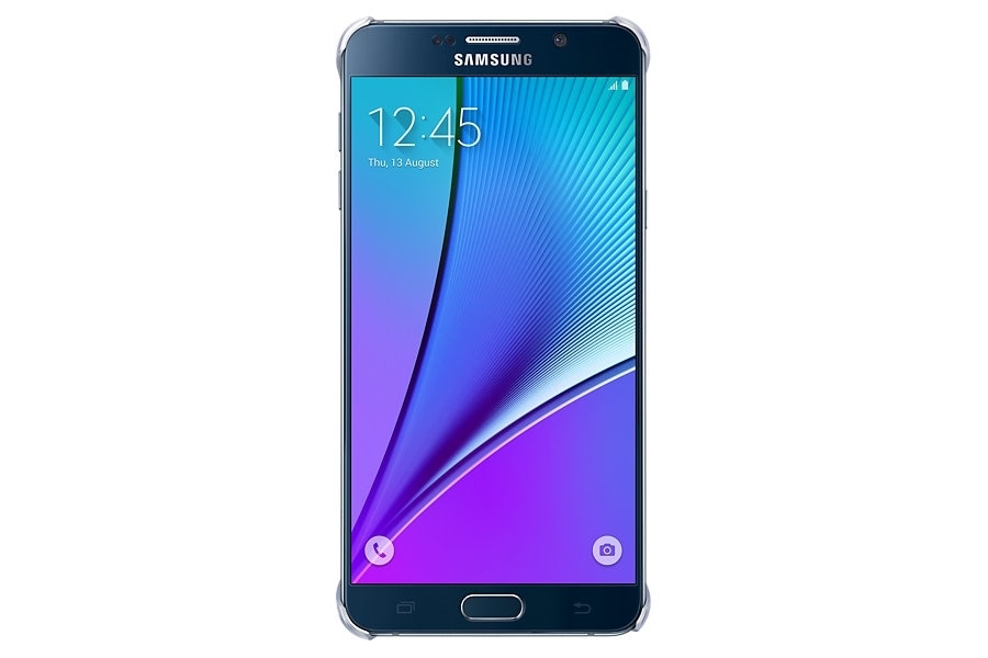 SAMSUNG Galaxy Note Glossy Cover Blue Black [EF-QN920MBEGIN