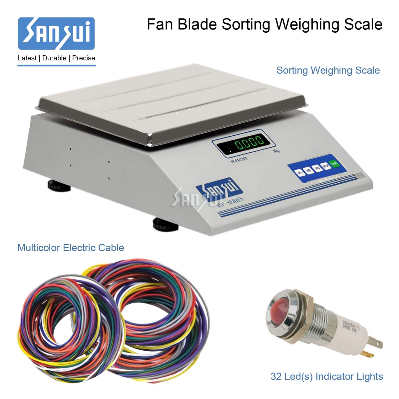 Sorting Fan SANSUI SSP-505-FB, SSP-510-FB Fan Blade Commercial Weighing Machine (5 ...