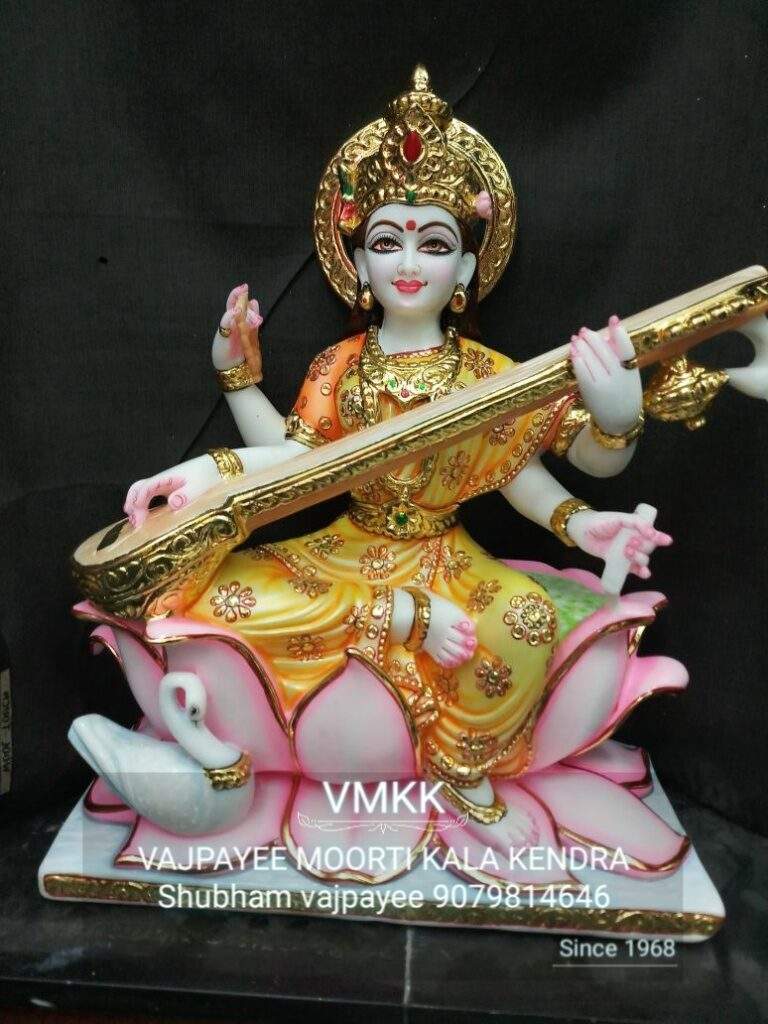 Saraswati Mata marble statue in Howrah at ₹ 22,000 Pc by