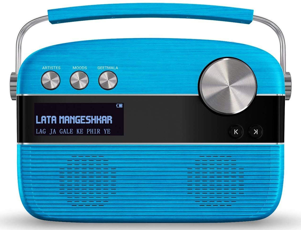 test Saregama Carvaan Digital Audio Player (Electric Blue) in