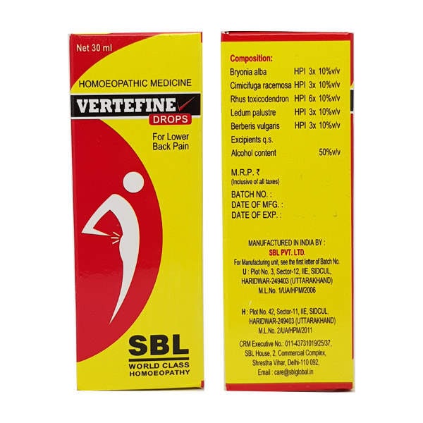 Sbl Vertefine Drops Get Best Price from Manufacturers & Suppliers in